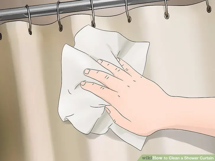 How to clean shower curtain mold